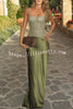 In A Fairytale Lace Satin Mid Rise Drape Maxi Skirt