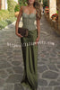In A Fairytale Lace Satin Mid Rise Drape Maxi Skirt