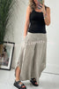 Summer Comfortable Linen Blend Elastic Waist Pocketed Harem Pants