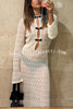 Sexy Backless Long-sleeved Knitted Slim-fit Maxi Dress