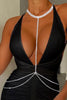 Fashion Rhinestone Sexy Halter Neck Body Chain