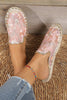 Casual Linen Woven Flat Round Toe Half Slippers