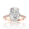 Yellow Stone Radiant Cut Engagement Ring in Sterling Silver
