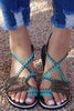 Stylish Summer Rope Flat Beach Sandals