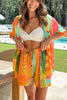 Hawaii Style Blouse Shorts Set
