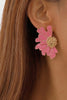 Retro Alloy Flower Stud Earrings