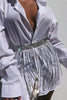 Fashionable Tassel Rhinestone Chain Waist Necklace