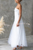 Grace Vibes Tulle One Shoulder Party Formal Maxi Dress