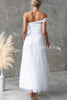Grace Vibes Tulle One Shoulder Party Formal Maxi Dress