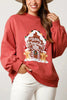 Christmas Candy House Sequined Casual Loose Sweatshirt