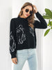 Women's Round Neck Animal Motifs Knitting Sweater