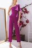 Bow One Shoulder Jumpsuit