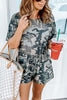 Camouflage Drawstring Romper