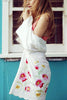 Floral Embroidery Belted Cover Up