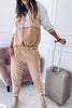 Color Block Hoodie Pants Set