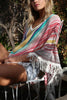 Colorfyl Stripe Tassles Cover Up