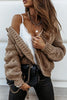 Knit Loose Hoodie Cardigan