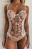 Tease Vanessa Embroidered Teddy
