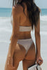 Hollow Halter Neck Bikini Set