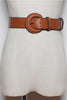 Semicircle Buckle Wide Belt