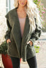 Fluffy Fleece Open Coat