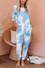 Tie Dye Drawstring Pants Set