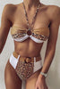Leopard Patchwork Bikini Set