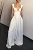 V Neck Tank Wide Leg Jumpsuits