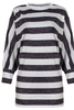 Casual Striped Patchwork O Neck Tops(3 Colors)