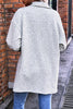 Casual Work Solid Patchwork Buttons POLO collar Outerwear