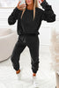 Casual Solid Solid Color O Neck Long Sleeve Two Pieces