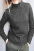 Casual Solid Color Half A Turtleneck Sweaters(6 Colors)