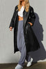 Elegant College Solid Turn-back Collar Outerwear(3 Colors)