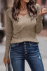 Casual Street Solid Color Oblique Collar Sweaters(7 Colors)