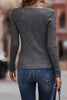 Casual Street Solid Color Oblique Collar Sweaters(7 Colors)