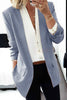 Casual Street Solid Solid Color Turndown Collar Outerwear