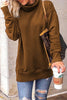 Solid Solid Color Half A Turtleneck Tops