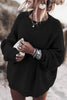Casual Solid Solid Color O Neck Tops