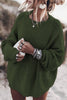 Casual Solid Solid Color O Neck Tops
