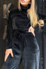 Casual Solid Solid Color Turtleneck Long Sleeve Two Pieces