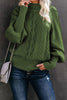 Casual Solid Solid Color Half A Turtleneck Tops
