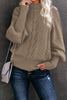 Casual Solid Solid Color Half A Turtleneck Tops