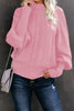 Casual Solid Solid Color Half A Turtleneck Tops