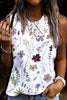 Casual Vacation Floral Patchwork O Neck Tops(13 Colors)