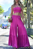 Casual Street Solid Fold Halter Sleeveless Two Pieces