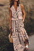 Casual Street Letter Zipper V Neck Vest Dress Dresses(3 Colors)