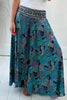 Casual College Print Patchwork High Waist Wide Leg Full Print Bottoms