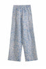 Print High Waist Wide Leg Pants