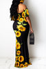 Ruffles Off Shoulder Maxi Dress