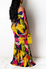 Ruffles Off Shoulder Maxi Dress